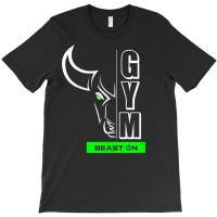 Taurus Head Bull Head Green Gym Workout Fitness Training T Shirt T-shirt | Artistshot