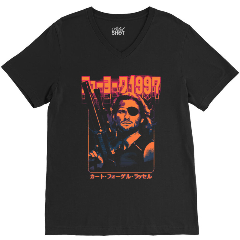 Escape From New York Snake Plissken V-neck Tee | Artistshot