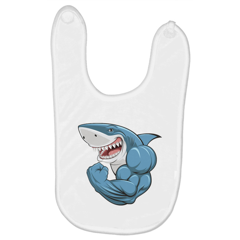 Limited Edition Strong Sharks Baby Bibs by Rios Arevalo | Artistshot