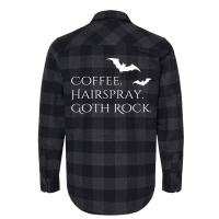 Coffee Hairspray Gothic Rock Classic  (1) (1) Flannel Shirt | Artistshot