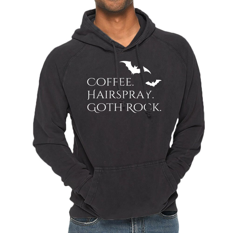 Coffee Hairspray Gothic Rock Classic  (1) (1) Vintage Hoodie | Artistshot