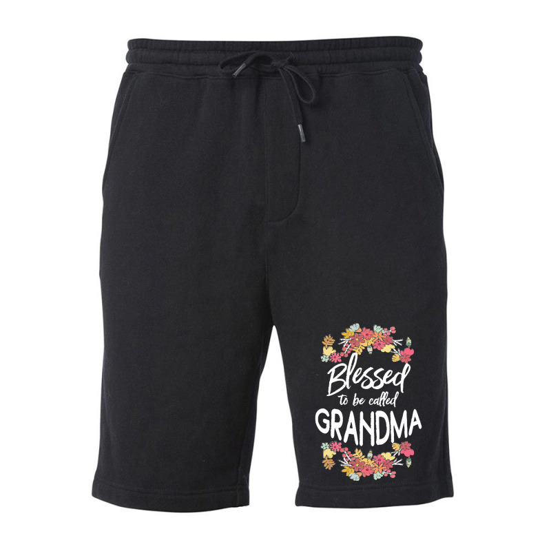 Blessed To Be Called Grandma T  Shirt Blessed To Be Called Grandma Flo Fleece Short | Artistshot