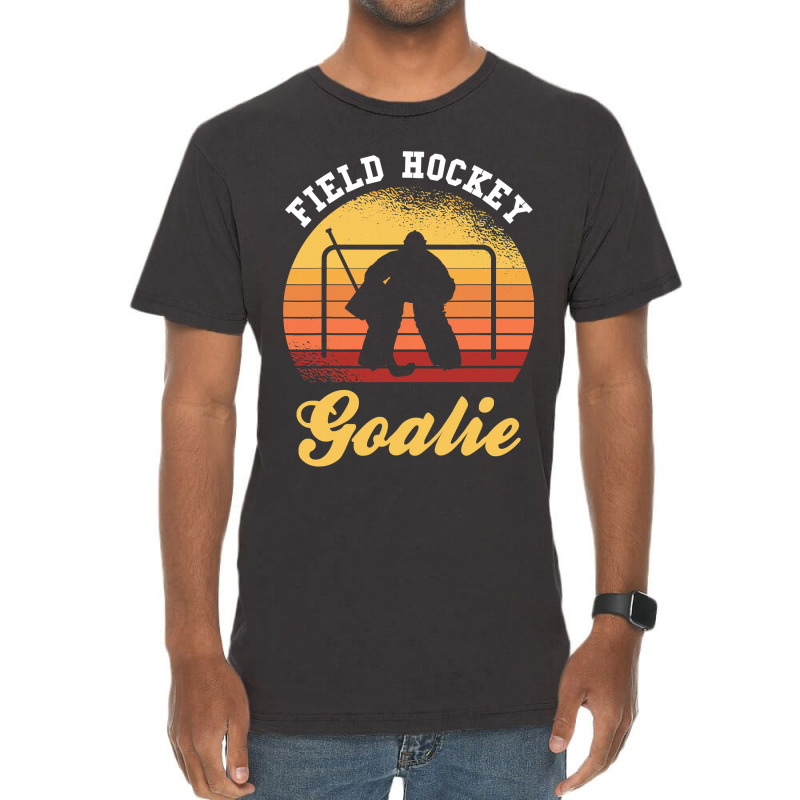 Field Hockey Goalie Hockey Goalkeeper Hockey Player Sport Vintage T-shirt | Artistshot