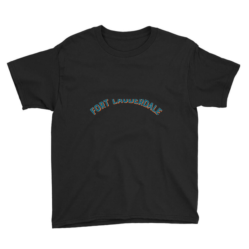 Trending Fort Lauderdale Florida Vintage Arch Letters Youth Tee by macklinsampson | Artistshot