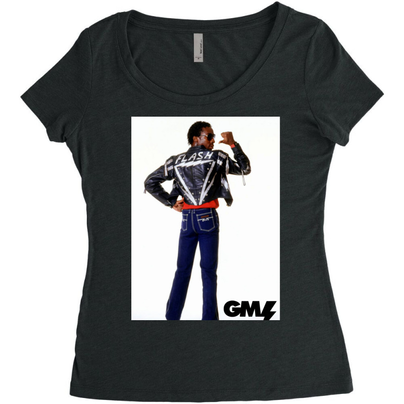 Grandmaster Flash On Action Active  (1) Women's Triblend Scoop T-shirt by fajuyidelea0 | Artistshot