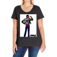 Grandmaster Flash On Action Active  (1) Ladies Curvy T-shirt | Artistshot