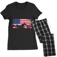 Limited Edition American Flag Motorcycle Motorcycle Women's Pajamas Set | Artistshot