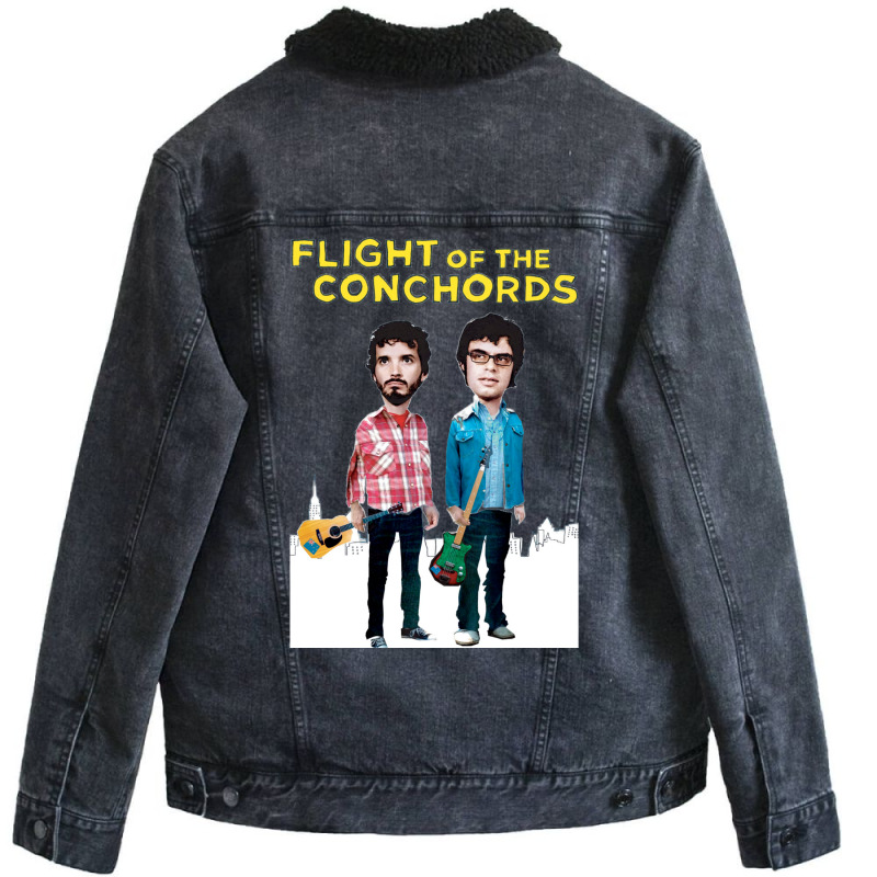 Flight Of The Conchords Unisex Sherpa-Lined Denim Jacket by valvikjbogi | Artistshot