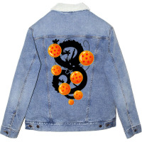 Dragonball Quote Unisex Sherpa-lined Denim Jacket | Artistshot