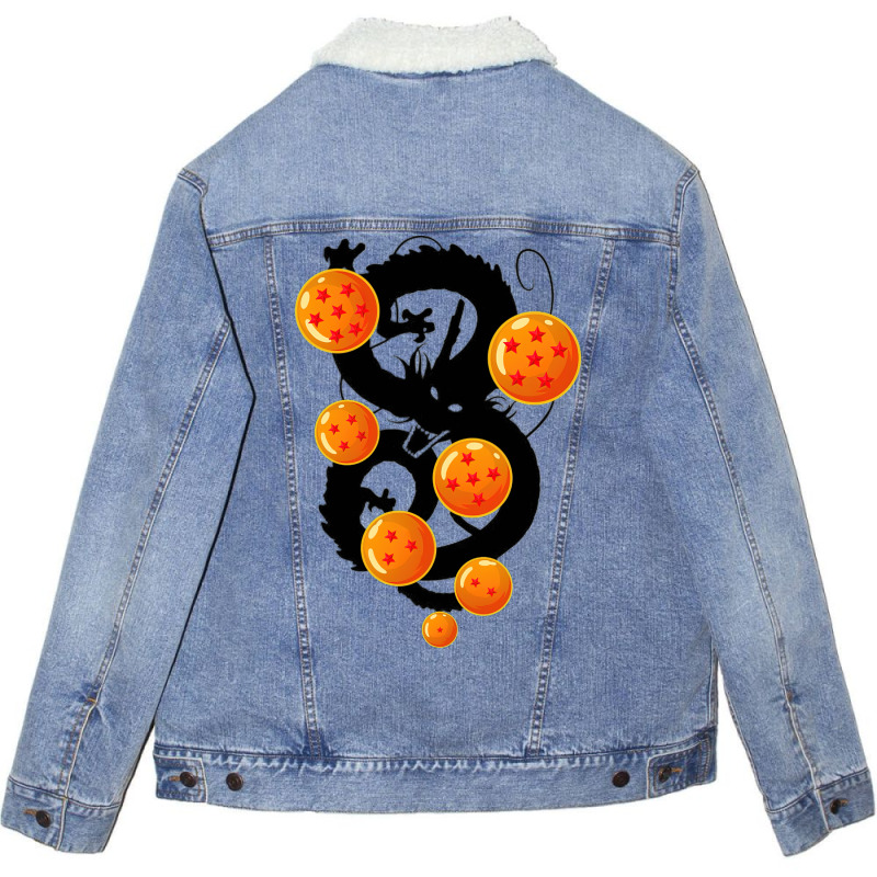 Dragonball Quote Unisex Sherpa-Lined Denim Jacket by sbusiozald | Artistshot