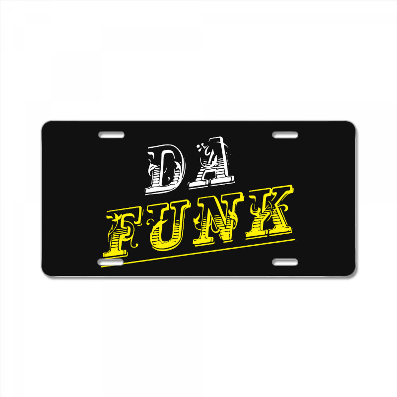 Da Funk License Plate | Artistshot