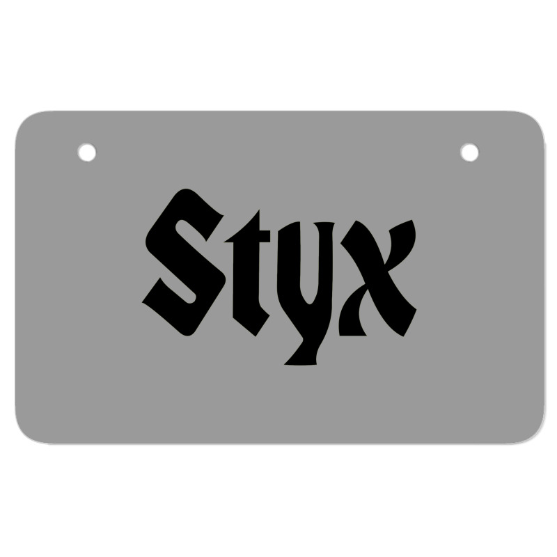 The-styx-mom Atv License Plate | Artistshot