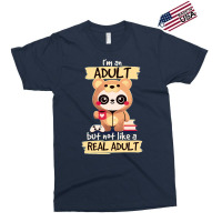 Adult Panda Bear Im An Adult But Not Like A Real Adult Classic Exclusive T-shirt | Artistshot