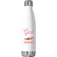 Trumpet Girl Trumpeter Trumpet Player T Shirt Stainless Steel Water Bottle | Artistshot