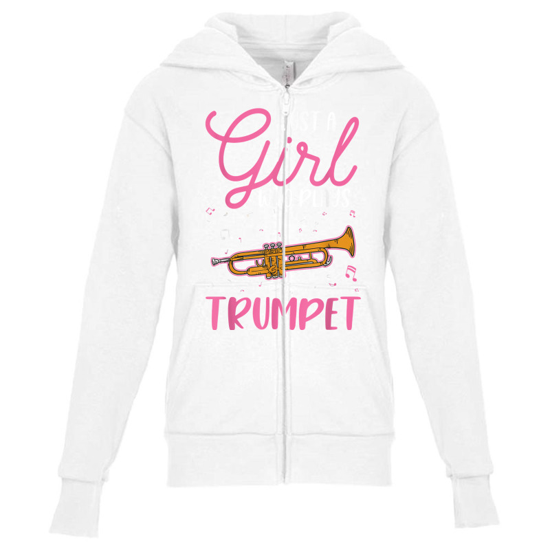 Trumpet Girl Trumpeter Trumpet Player T Shirt Youth Zipper Hoodie | Artistshot