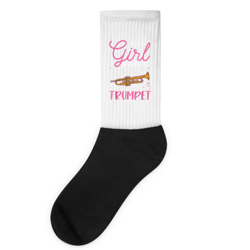 Trumpet Girl Trumpeter Trumpet Player T Shirt Socks | Artistshot