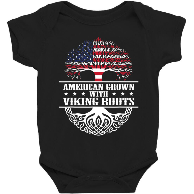 Limited Edition American Grown Viking Roots Baby Bodysuit by Sizemore Adame | Artistshot