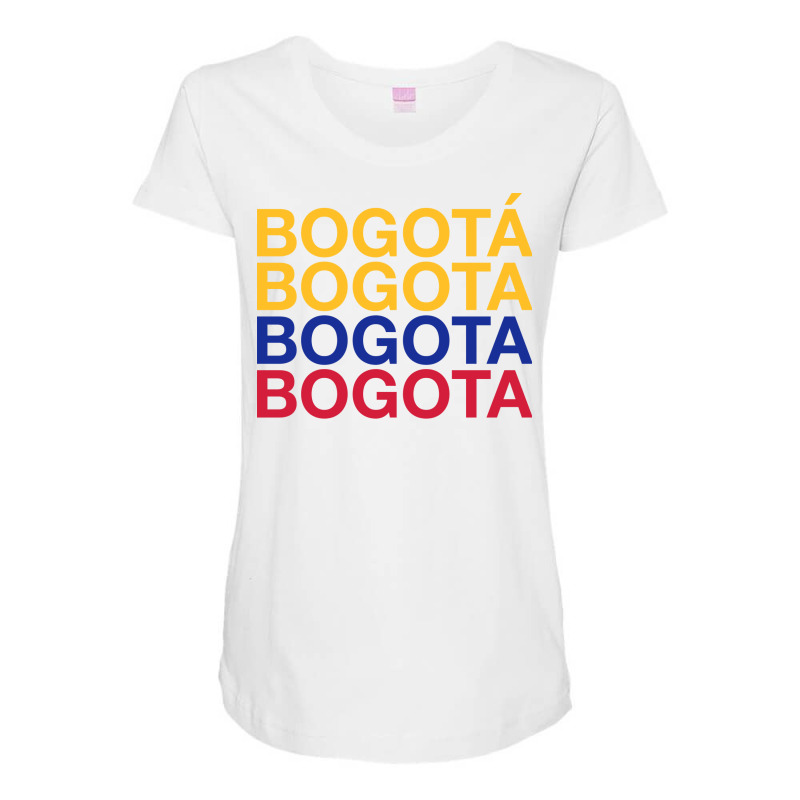 Bogota Colombian Gift Maternity Scoop Neck T-shirt by jnayahmbae | Artistshot