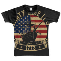 Party Like It's 1773 Funny Us History Boston Tea Vintage Graphic Youth T-shirt | Artistshot