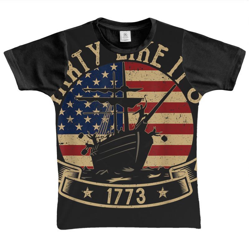 Party Like It's 1773 Funny Us History Boston Tea Vintage Graphic Youth T-shirt | Artistshot