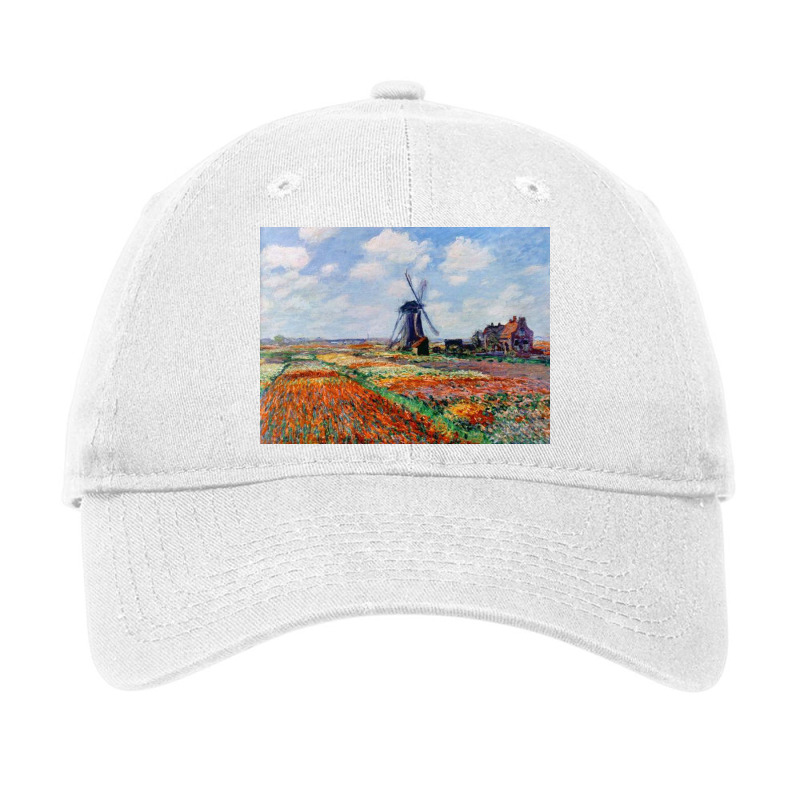 Monet Tulip Fields Adjustable Cap by leonboothy | Artistshot