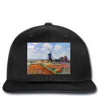 Monet Tulip Fields Printed Hat | Artistshot