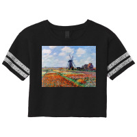 Monet Tulip Fields Scorecard Crop Tee | Artistshot