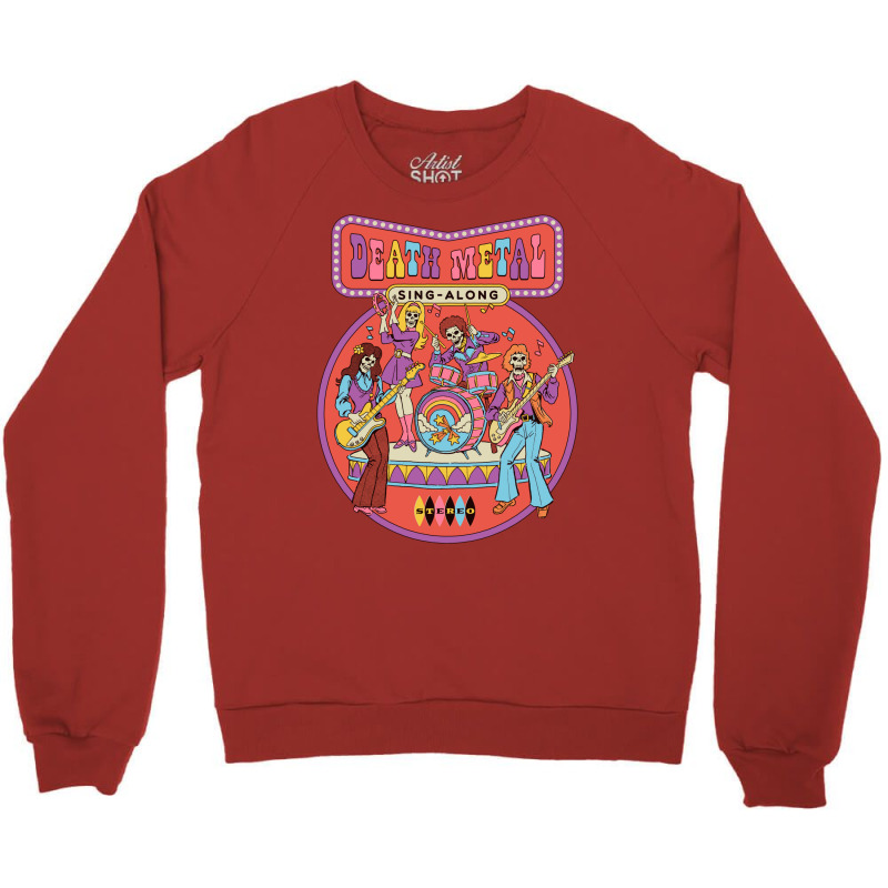 Death Metal Singalong Classic Crewneck Sweatshirt | Artistshot