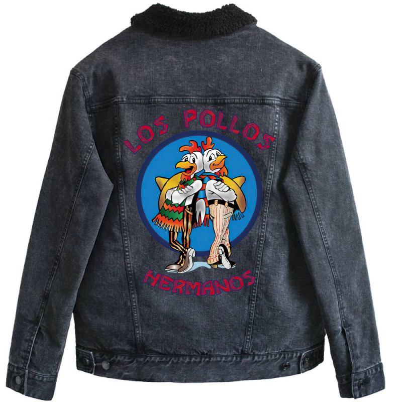 Los Pollos Hermanos Classic Unisex Sherpa-Lined Denim Jacket by valvikjbogi | Artistshot