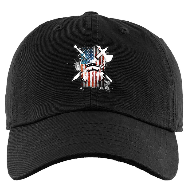 Limited Edition American Viking Flag Norse Mythology God Kids Cap by Sizemore Adame | Artistshot