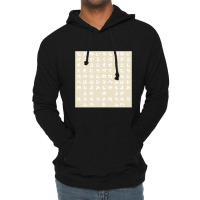 Japanese Hiragana Creme Lightweight Hoodie | Artistshot