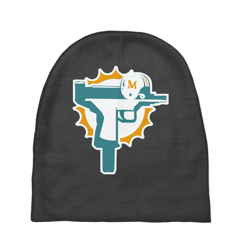 Miami Dolphins Uzi Gun T Shirt Football Jersey Funny Ryan Tannehill New  Rare! Baby Beanies. By Artistshot