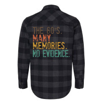 Funny 80s Nostalgia, The 80s Many Memories No Evidence, Retro Vintage Flannel Shirt | Artistshot