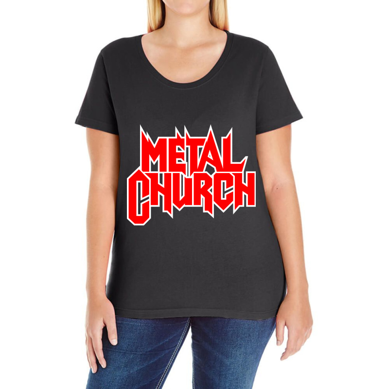 The-metal-church The Dark Ladies Curvy T-Shirt by lizamus art | Artistshot