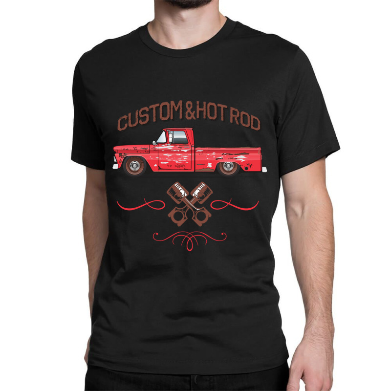 Hot Rod Patina Cardinal Red Classic T-shirt by MernaPutney | Artistshot