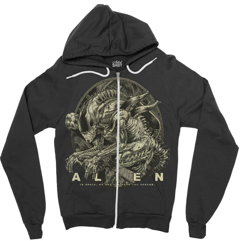 Alien Gift Zipper Hoodie | Artistshot