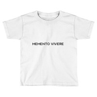 Memento Vivere Remember To Live Philosophy Latin Quotes Raglan Basebal Toddler T-shirt | Artistshot