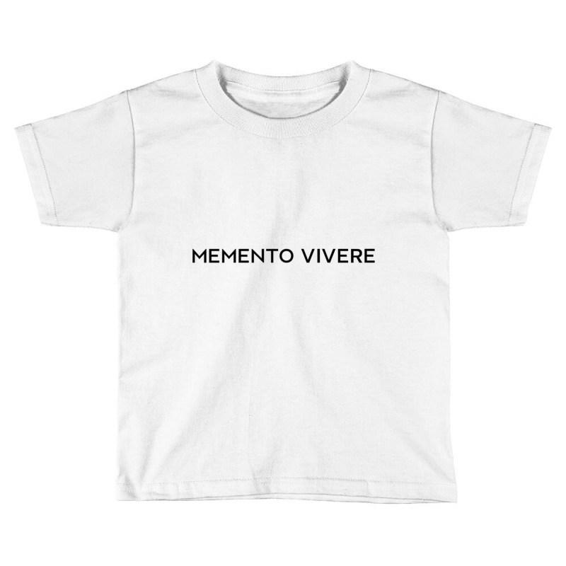 Memento Vivere Remember To Live Philosophy Latin Quotes Raglan Basebal Toddler T-shirt by been | Artistshot