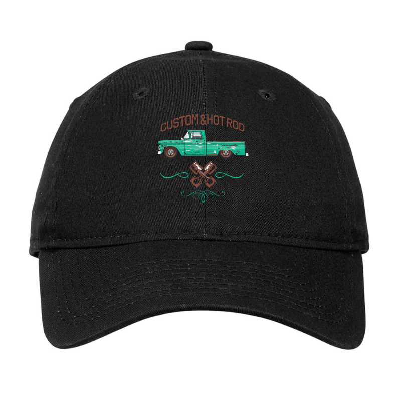 Hot Rod Patina Neptune Green Adjustable Cap by MernaPutney | Artistshot