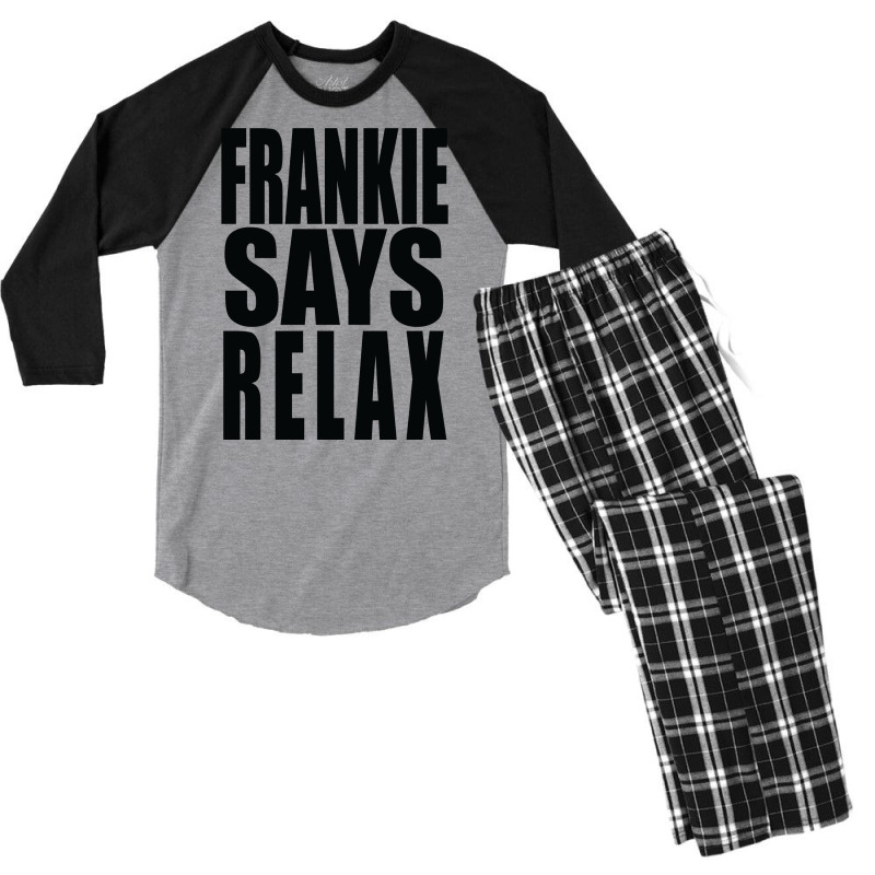 Frankie Says Tumblr Cute Men's 3/4 Sleeve Pajama Set | Artistshot