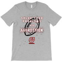 Solve Your Problems With Aggression Football Classic T-shirt | Artistshot