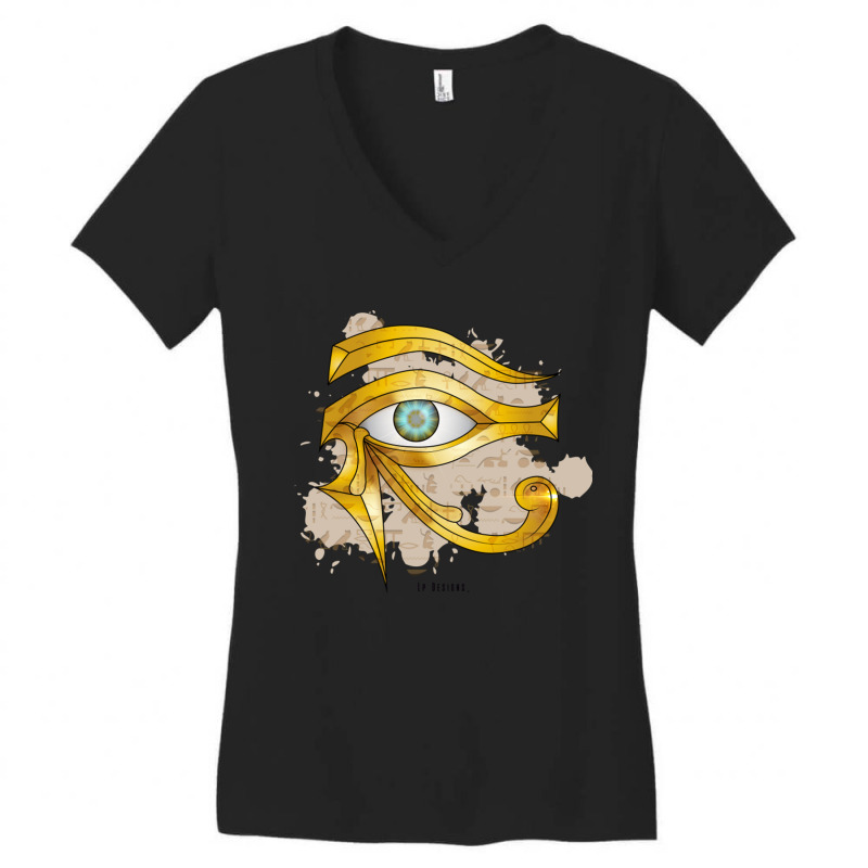 Eyes Of Anubis Women's V-Neck T-Shirt by JeremyHurley | Artistshot