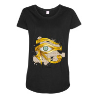 Eyes Of Anubis Maternity Scoop Neck T-shirt | Artistshot