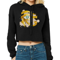 Eyes Of Anubis Cropped Hoodie | Artistshot