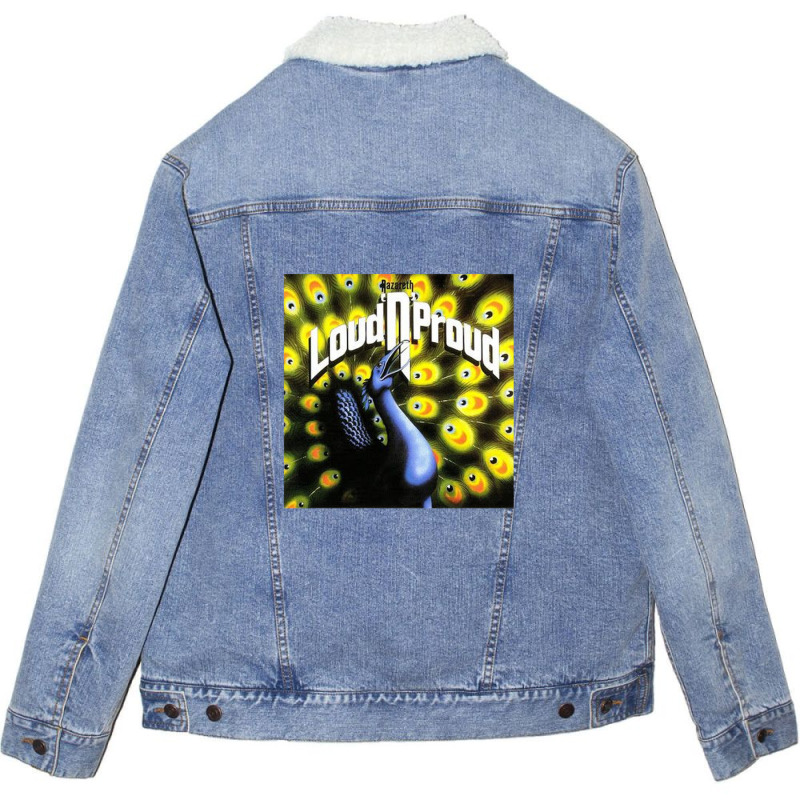 Nazareth = Loud 'n' Proud Unisex Sherpa-Lined Denim Jacket by BeckyTeague | Artistshot