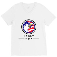 Peacemaker Eagly V-neck Tee | Artistshot