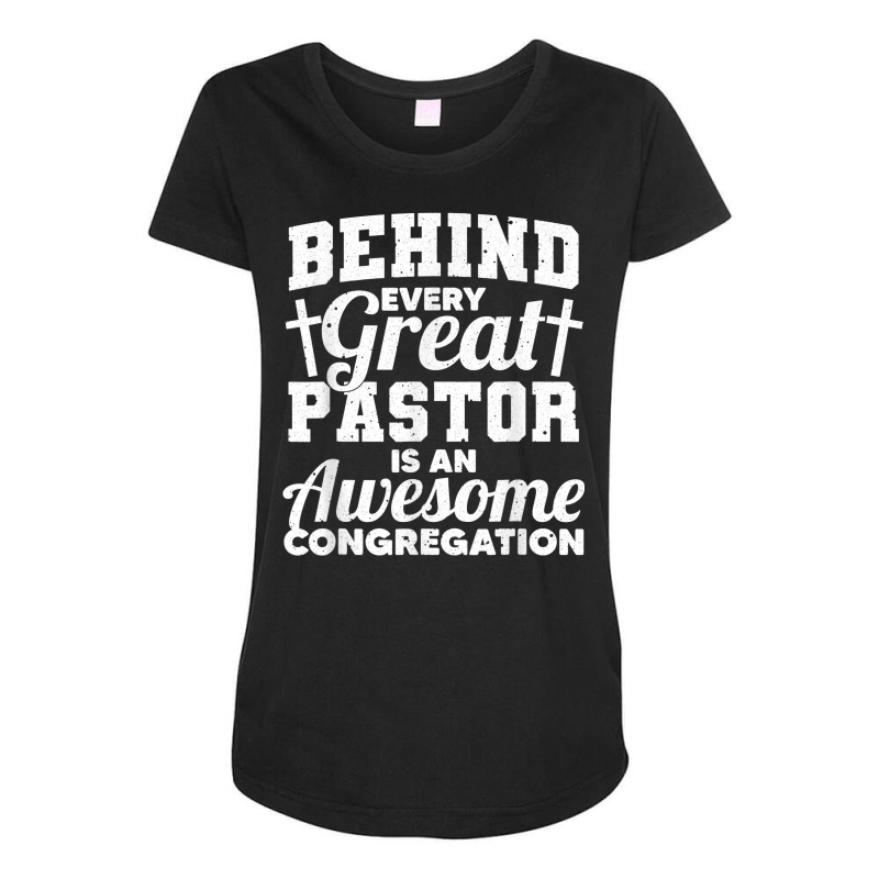 Pastor Appreciation Art Men Women Preacher Clergy Christian T Shirt Maternity Scoop Neck T-shirt by dorman | Artistshot