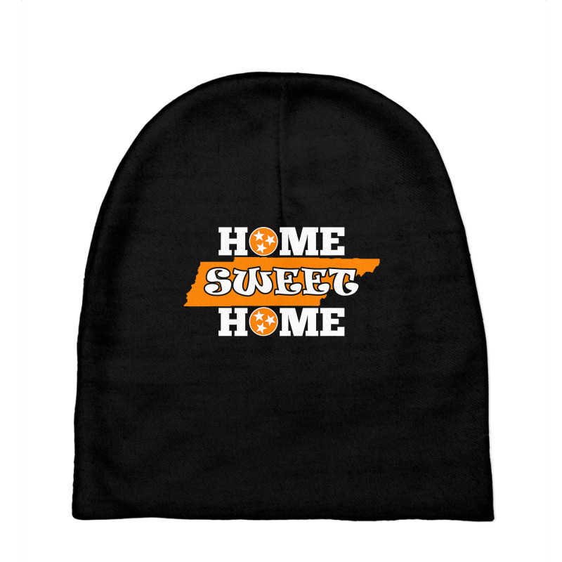 Home Sweet Home Tennessee  Orange State Flag White Tee Baby Beanies by Siem90 | Artistshot