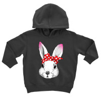 Rabbit Bandana Toddler Hoodie | Artistshot