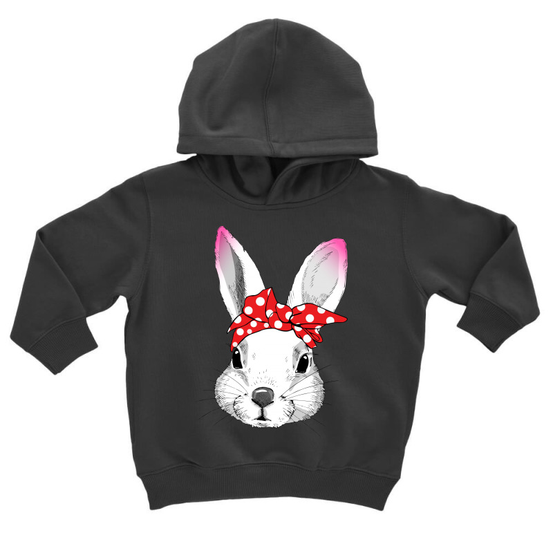 Rabbit Bandana Toddler Hoodie | Artistshot